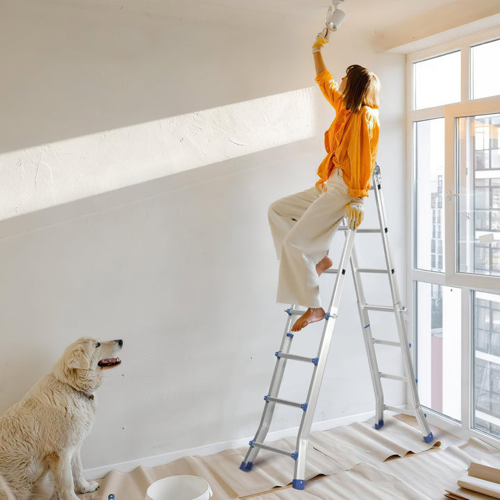 Telescopic ladder Multifunctional ladder 3 in 1 Aluminum ladder | Stornfield