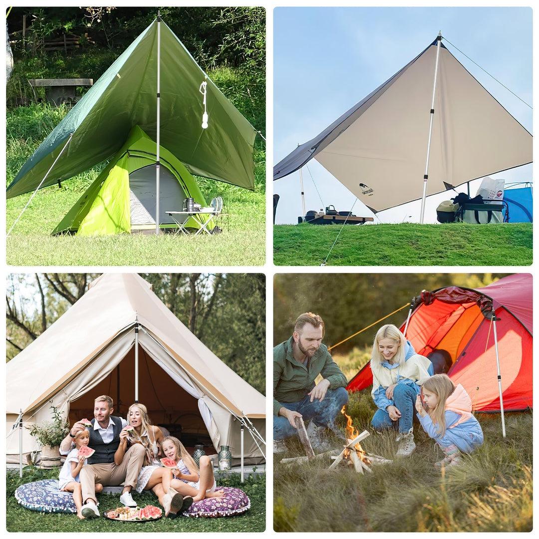 Telescopic pole for tents Adjustable Aluminum | Stornfield
