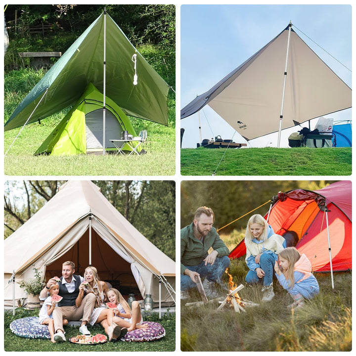 Telescopic pole for tents Adjustable Aluminum | Stornfield