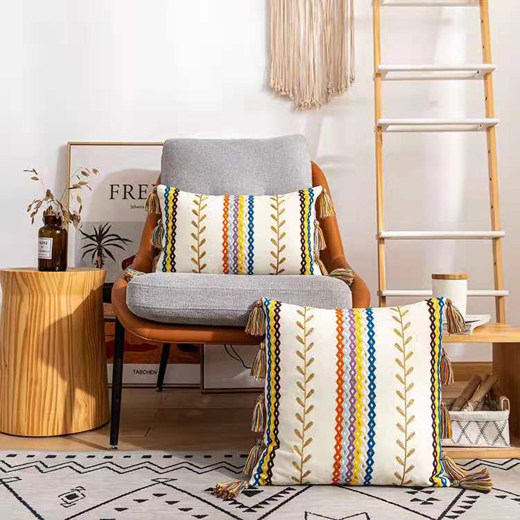 Textured Tassel Pillowcase | Stornfield