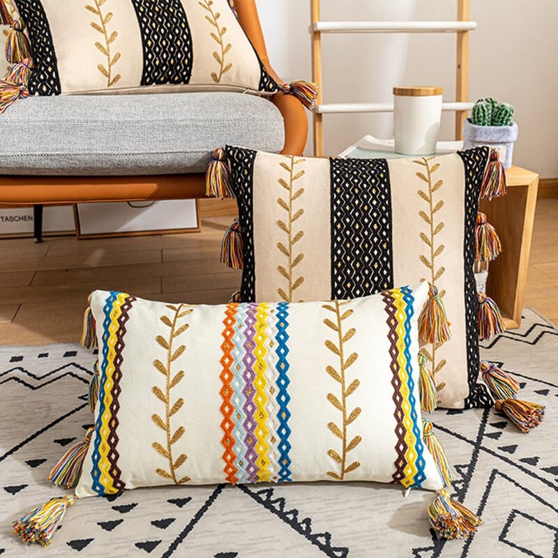 Textured Tassel Pillowcase | Stornfield