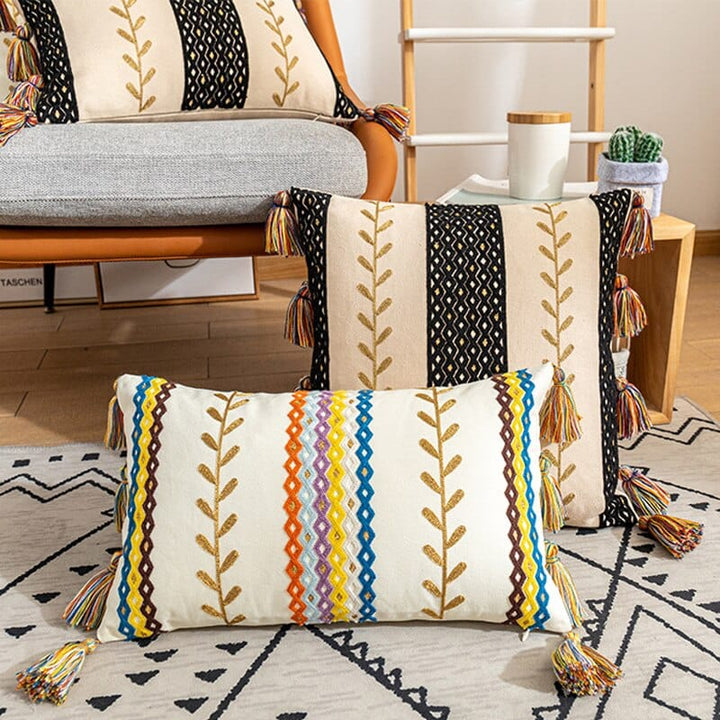 Textured Tassel Pillowcase | Stornfield