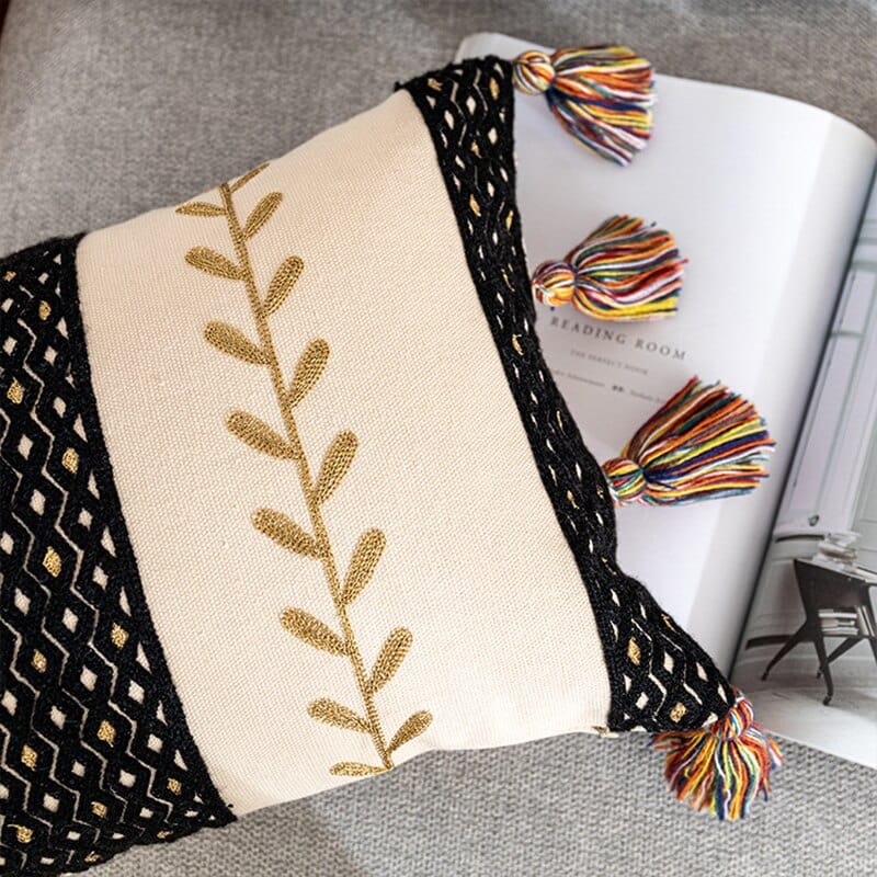 Textured Tassel Pillowcase | Stornfield