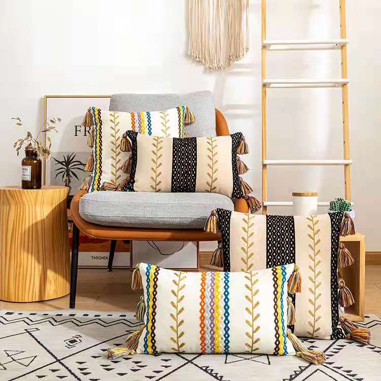 Textured Tassel Pillowcase | Stornfield