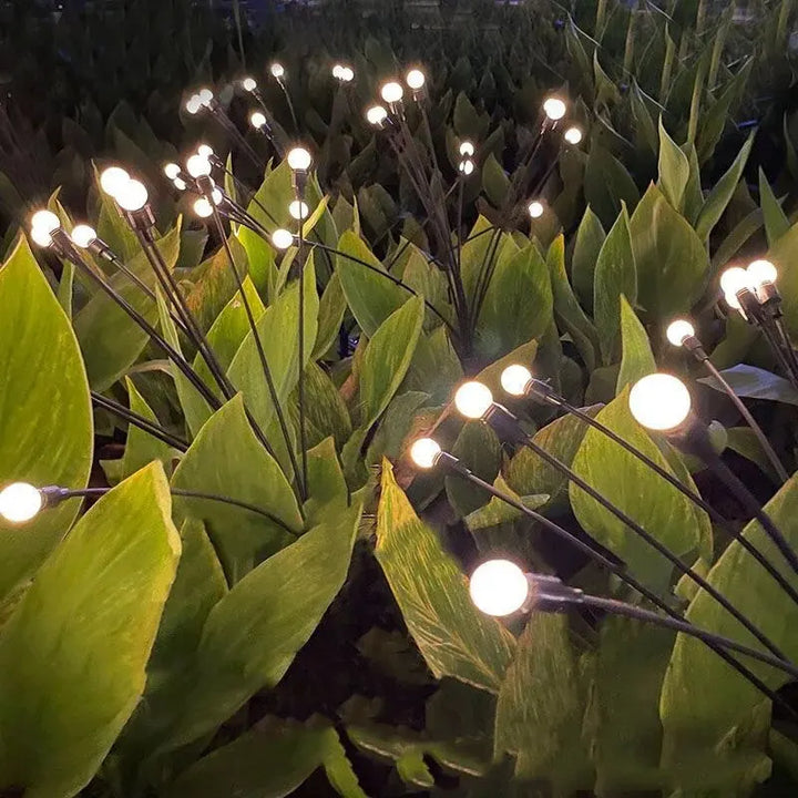 Solar-powered Firefly Garden Light - Three-headed LED Lamp for Outdoors | Stornfield