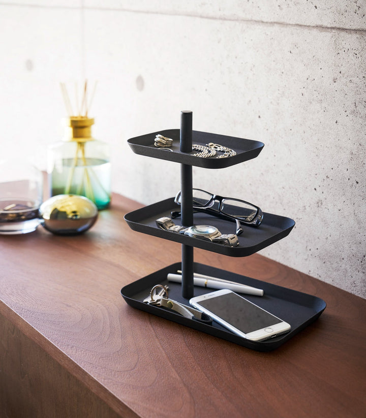 Stornfield | 3-Tier Accessories Tray - Steel