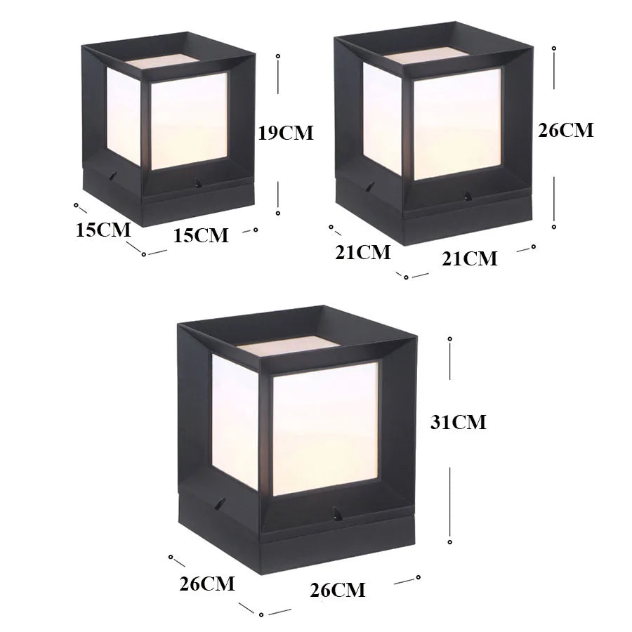 Outdoor Standalone Lamp for Gates and Driveways - Modern Lighting with LED | Stornfield