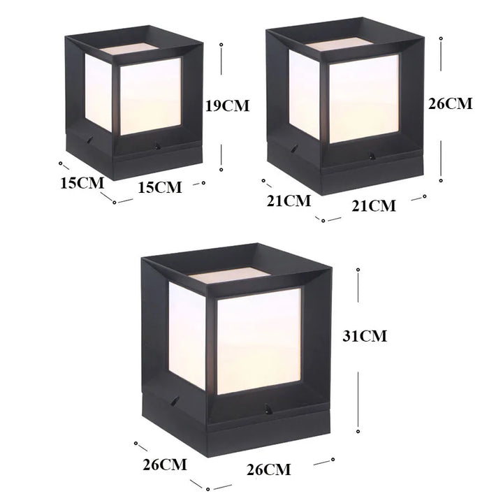 Outdoor Standalone Lamp for Gates and Driveways - Modern Lighting with LED | Stornfield