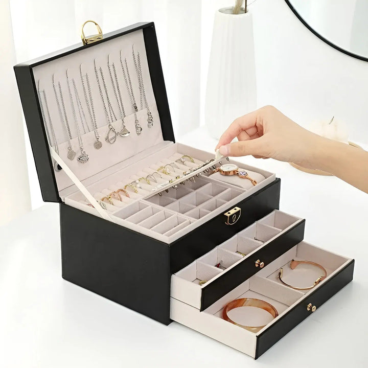 Stornfield | EleganceBox Luxury Jewelry Box – Multiple Storage Box for Jewelry