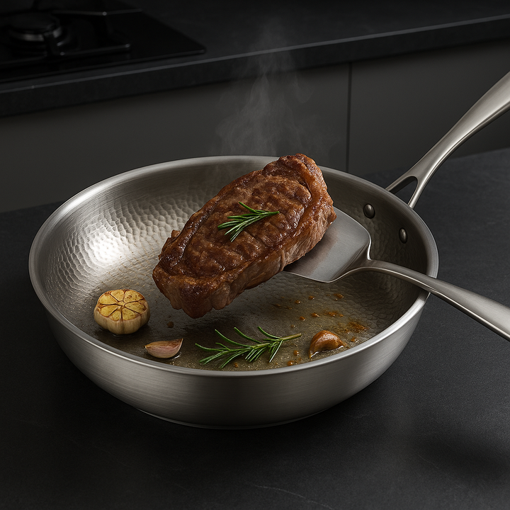 Titanpan – Forged Titanium Frying Pan Without Coating, Scratch Resistant and Heat Resistant | Stornfield