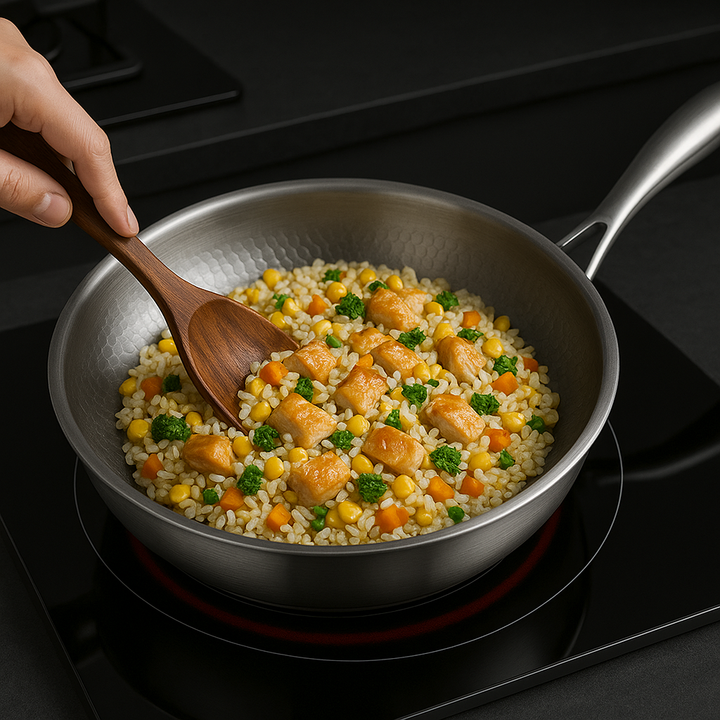 Titanpan – Forged Titanium Frying Pan Without Coating, Scratch Resistant and Heat Resistant | Stornfield
