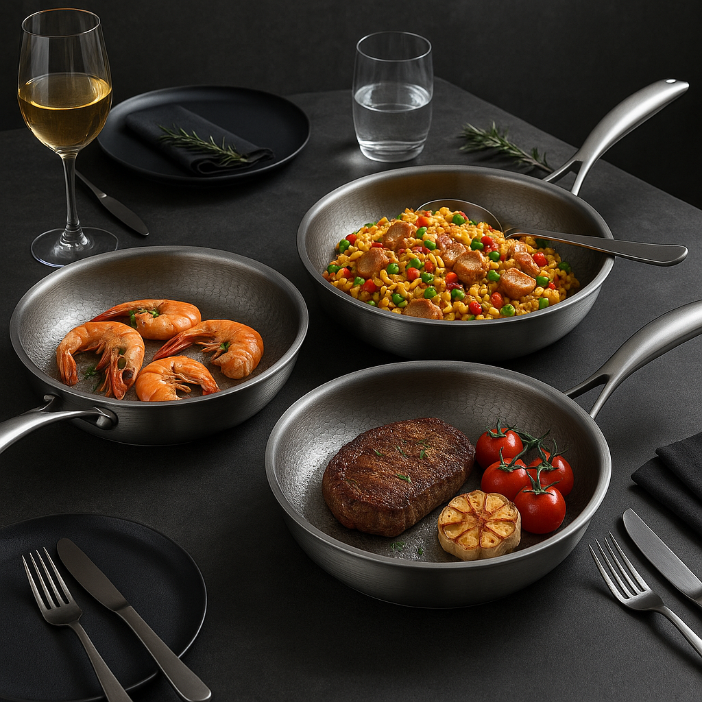 Titanpan – Forged Titanium Frying Pan Without Coating, Scratch Resistant and Heat Resistant | Stornfield