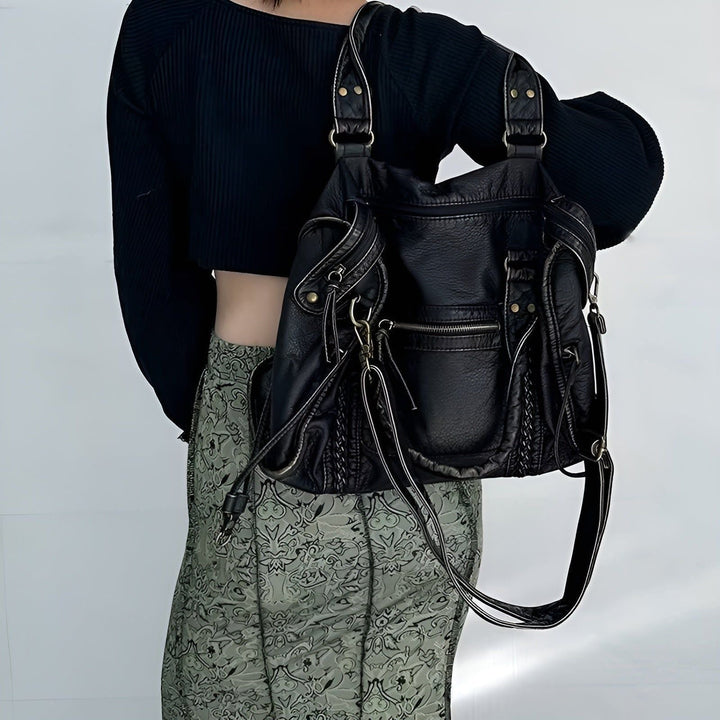 Shoulder bag made of genuine leather – High quality and elegant | Perfect for everyday & office | Stornfield