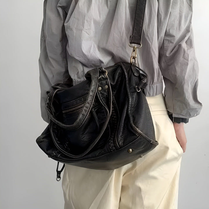 Shoulder bag made of genuine leather – High quality and elegant | Perfect for everyday & office | Stornfield
