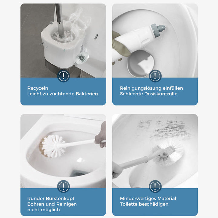 HygiBrush Disposable Toilet Brush with Replaceable Sponge Heads | Stornfield