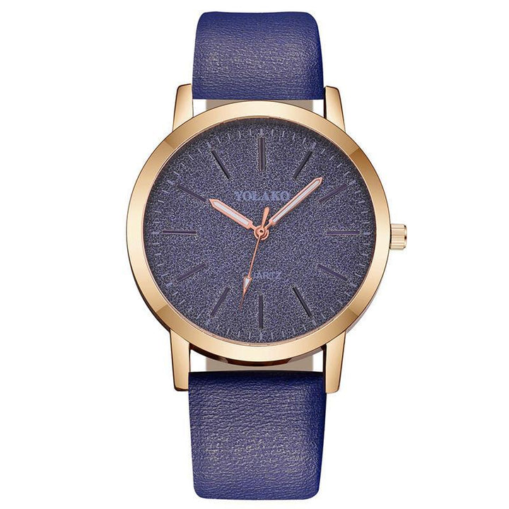 Stornfield | IcoolGadgets High Quality Fashion Womens Ladies Simple Watches Geneva Faux Leather Analog Quartz Wrist Watch clock saat Gift
