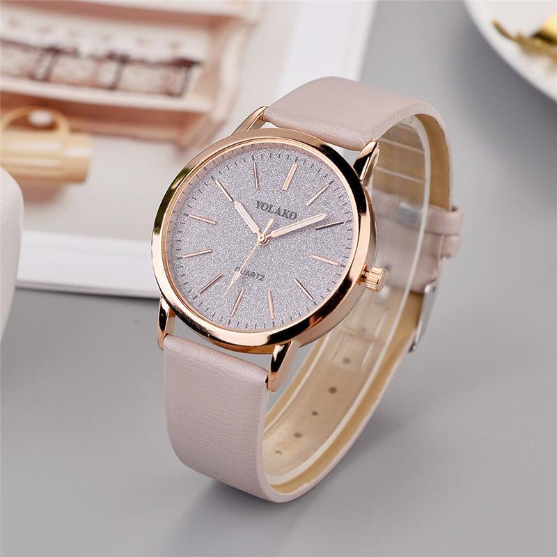 Stornfield | IcoolGadgets High Quality Fashion Womens Ladies Simple Watches Geneva Faux Leather Analog Quartz Wrist Watch clock saat Gift
