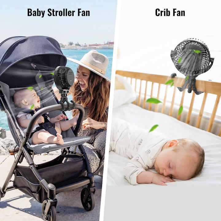 Portable Stroller Fan with 8000mAh Battery | Stornfield