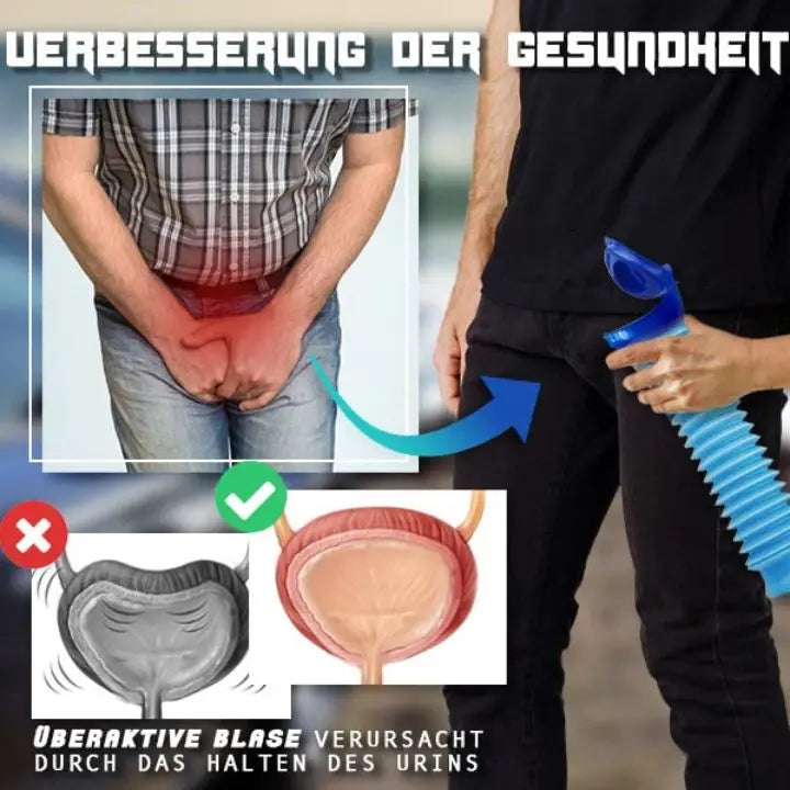 Stornfield | Mobile Urinal for Men – leak-proof & compact