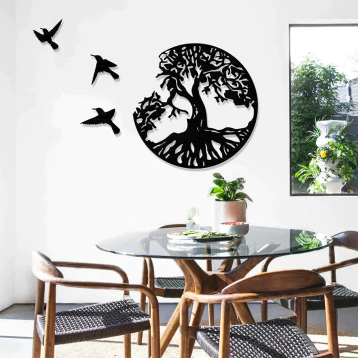 Stornfield | Black Metal Wall Art Home Decor