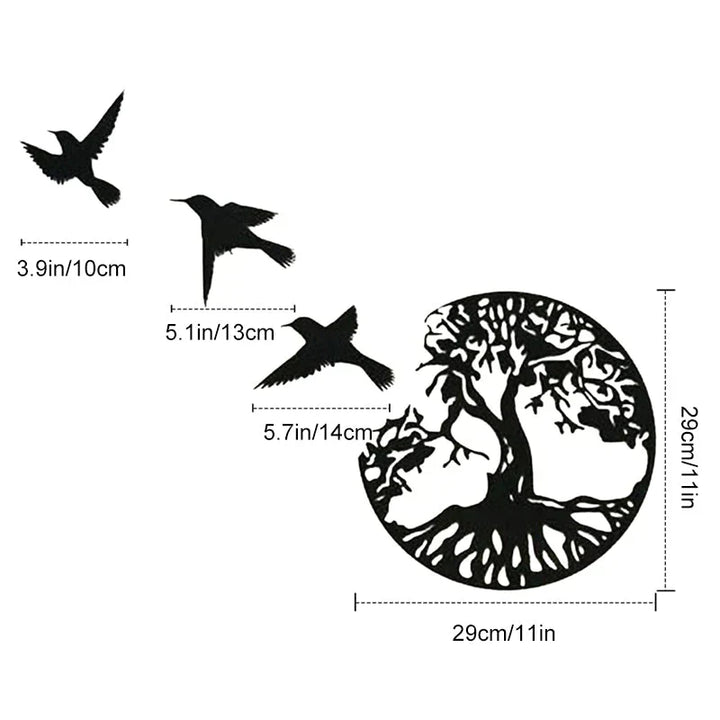 Stornfield | Black Metal Wall Art Home Decor