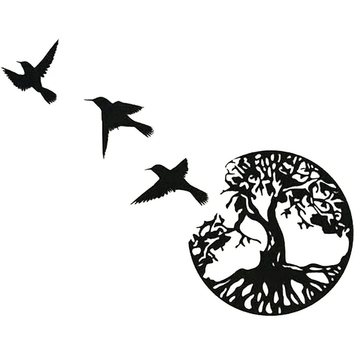Black Metal Wall Art Home Decor | Stornfield