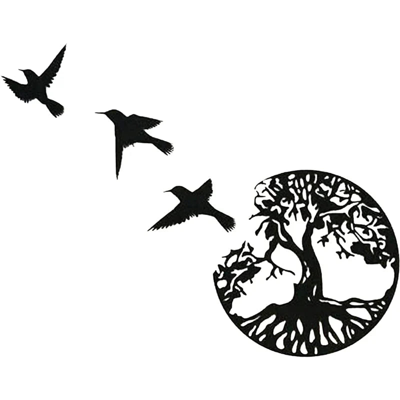Stornfield | Black Metal Wall Art Home Decor
