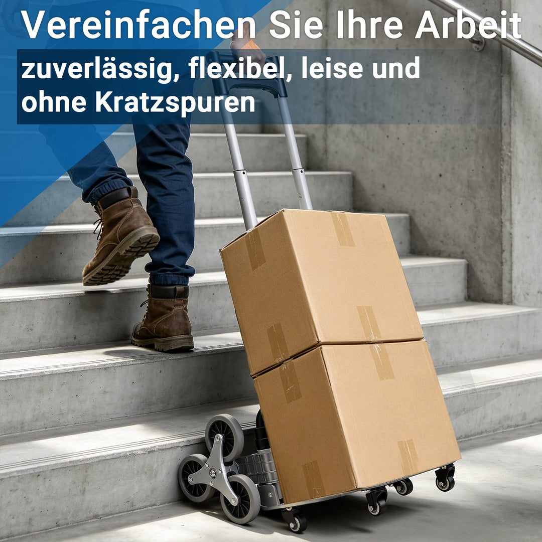 Stair Climber Trolley Foldable Stair Hand Truck up to 75kg | Stornfield