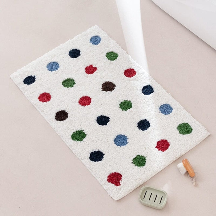 Tufting Dots Bathroom Mat Stornfield