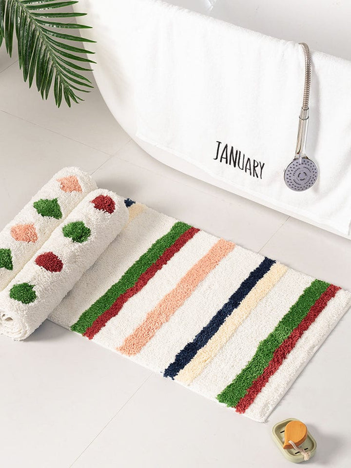 Tufting Dots Bathroom Mat Stornfield