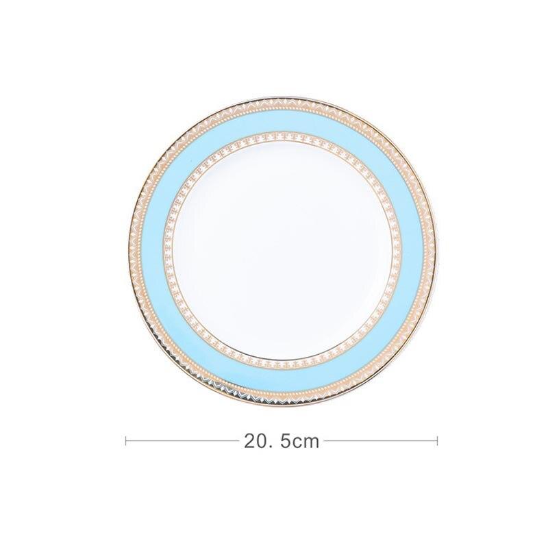 Turquoise 4-piece dinner set Stornfield