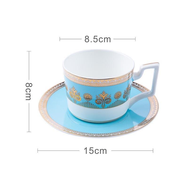 Turquoise 4-piece dinner set Stornfield