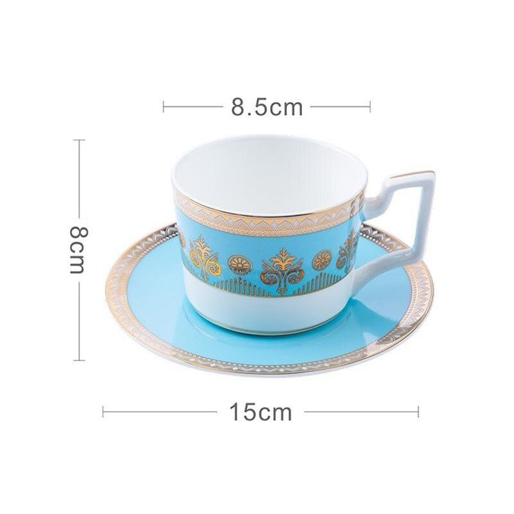 Turquoise 4-piece dinner set Stornfield