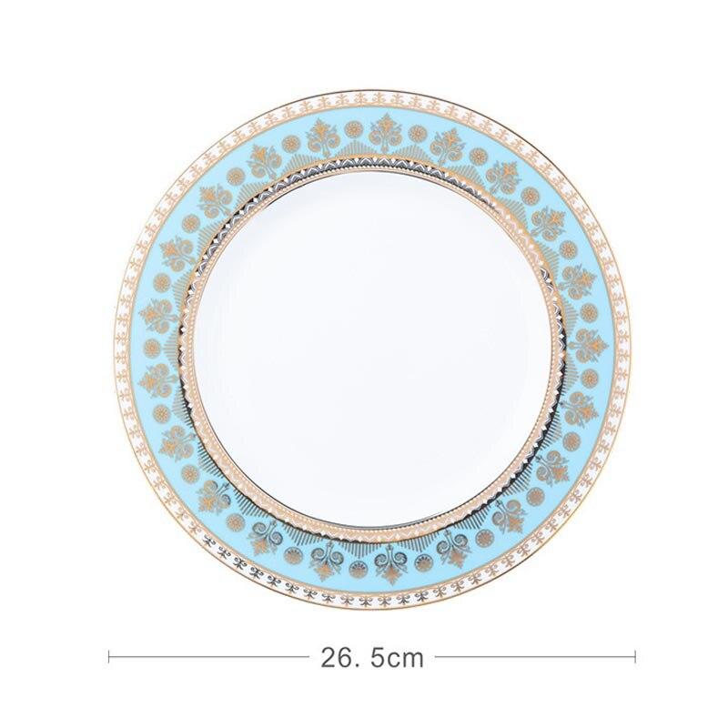 Turquoise 4-piece dinner set Stornfield