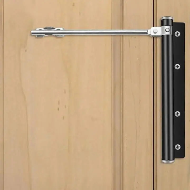 Stornfield | Automatic door closer – Stainless steel, quiet, easy installation