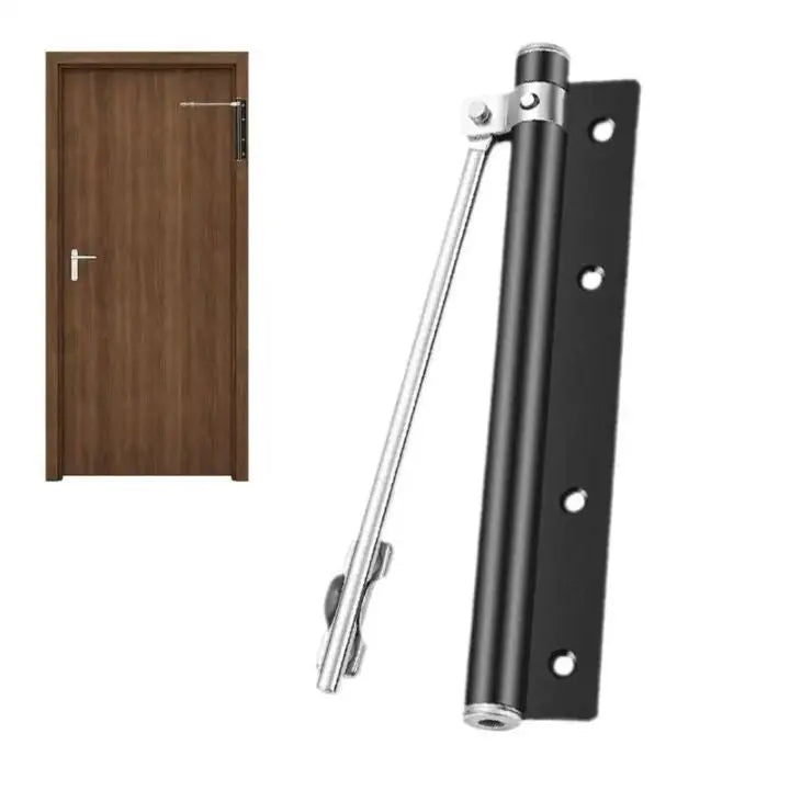 Stornfield | Automatic door closer – Stainless steel, quiet, easy installation