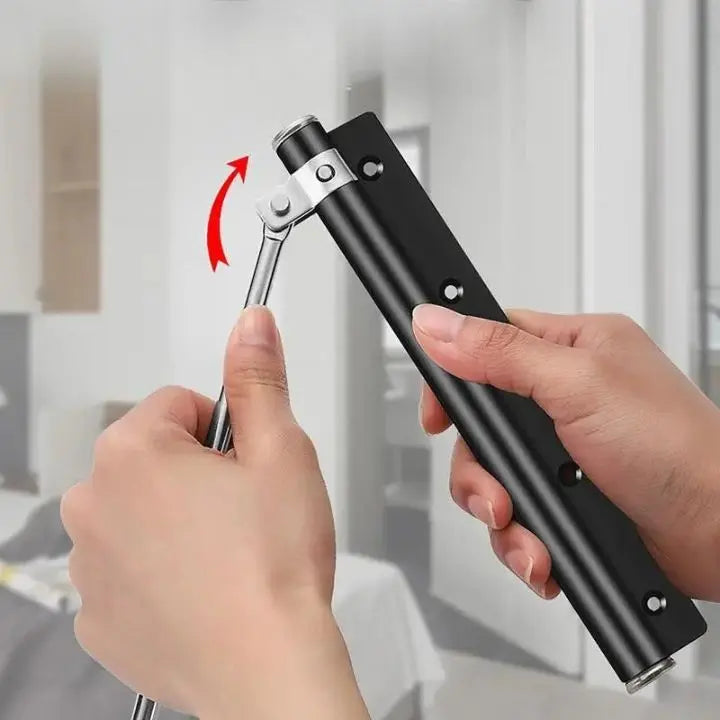 Stornfield | Automatic door closer – Stainless steel, quiet, easy installation