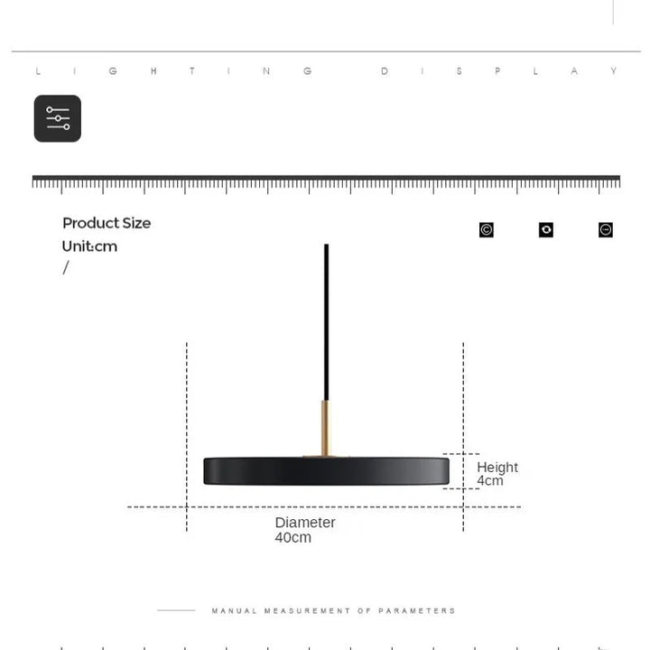 Stornfield | Frendorf – Futuristic Metal LED Pendant Light