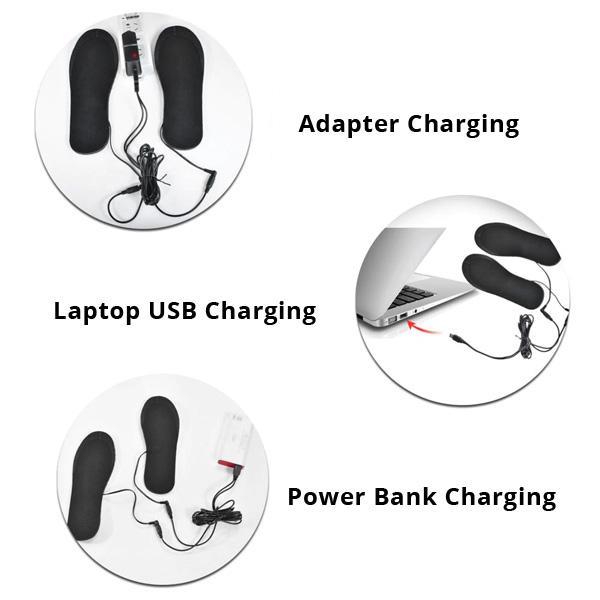 USB Heated Insoles Foot Warmer (1 Pair) | Stornfield