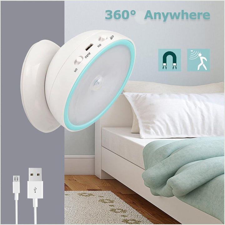 360 Magnetic LED Motion-Sensing Light | Stornfield
