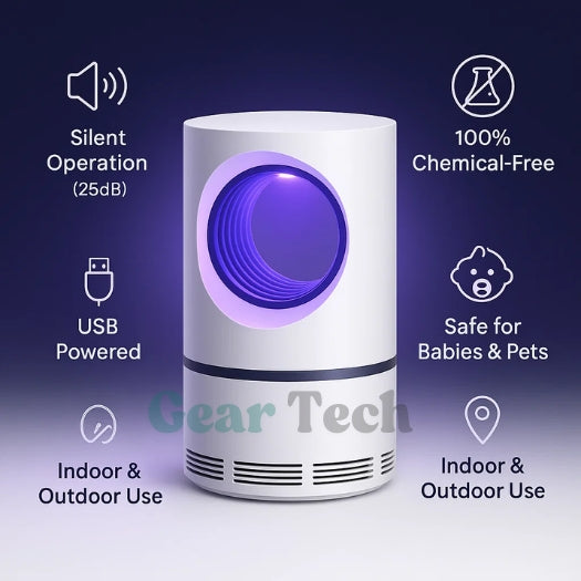 InsectoStop UV Fly Catcher – Electric Mosquito Lamp for Indoor and Outdoor | Stornfield