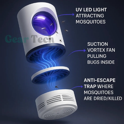 InsectoStop UV Fly Catcher – Electric Mosquito Lamp for Indoor and Outdoor | Stornfield