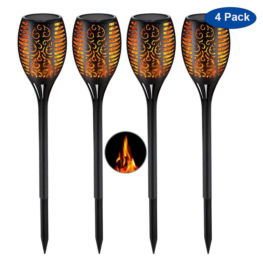 LED Solar Garden Torpedoes Deluxe 96 LED (4 pieces) | Stornfield