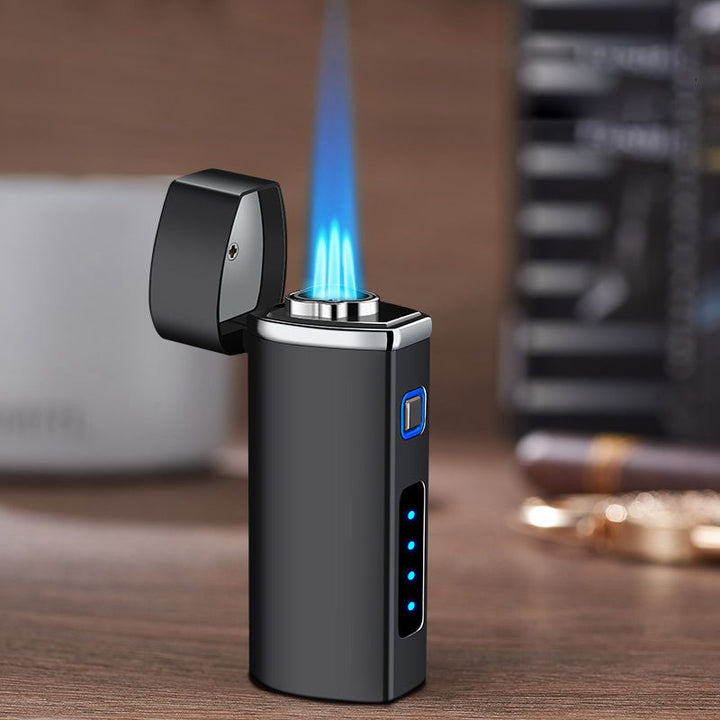 Triple Flame Windproof USB Charging Jet Lighter | Stornfield