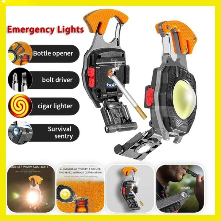 Ultimate COB Multifunction Rechargeable Built-in Ligther Work Light | Stornfield