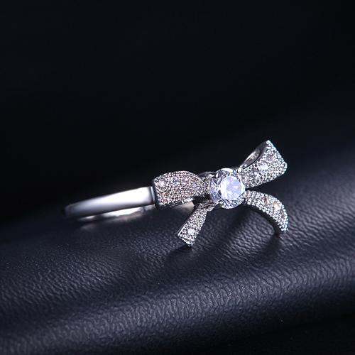 Swiss Crystal Bow Ring | Stornfield
