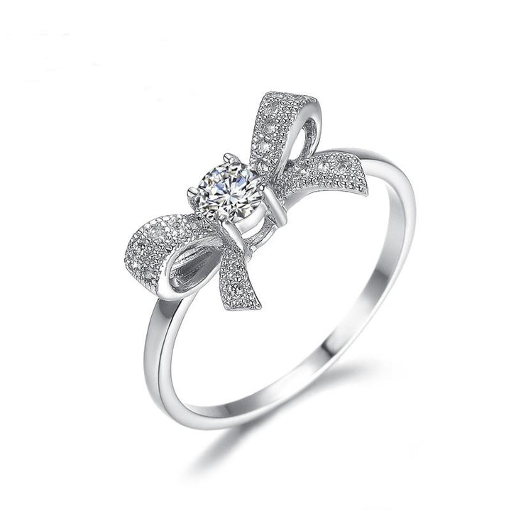 Swiss Crystal Bow Ring | Stornfield