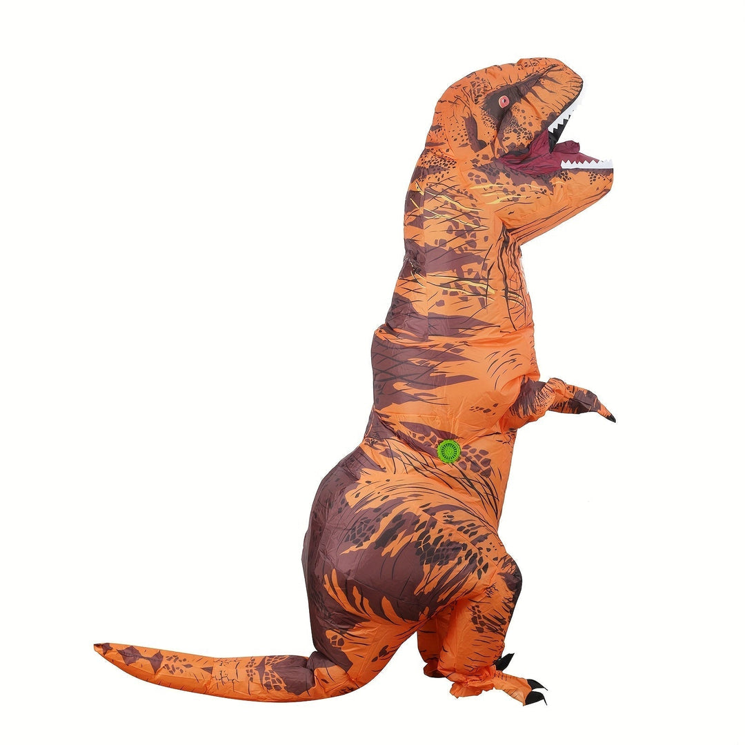 DinoKing Inflatable T-Rex Costume – Gigantic Unisex Suit with Fan | Stornfield