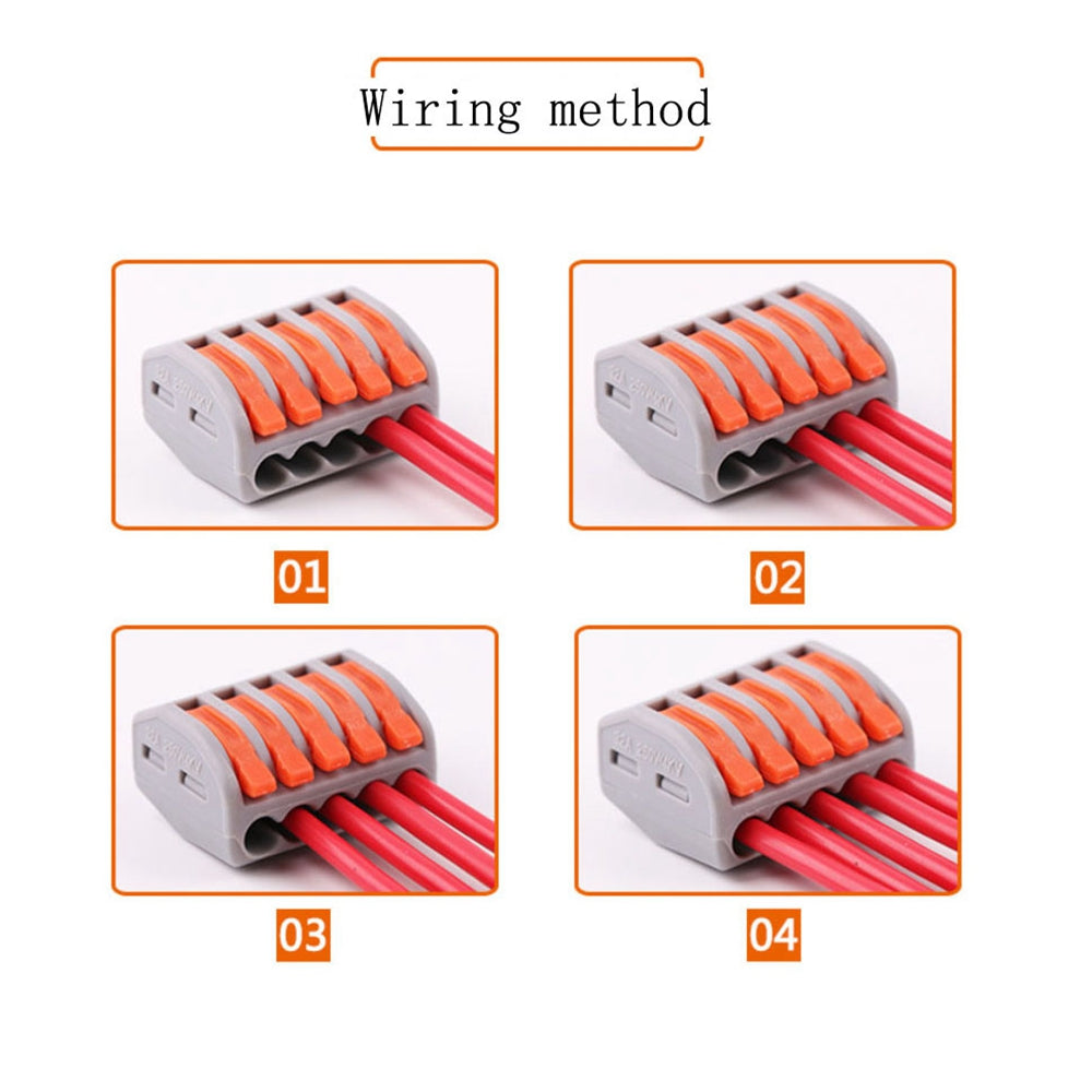 Universal Terminals Plug-in Electrical Wire Connector | Stonrfield