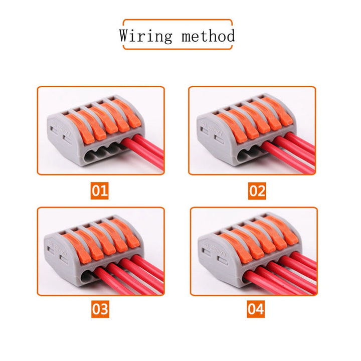 Universal Terminals Plug-in Electrical Wire Connector | Stonrfield